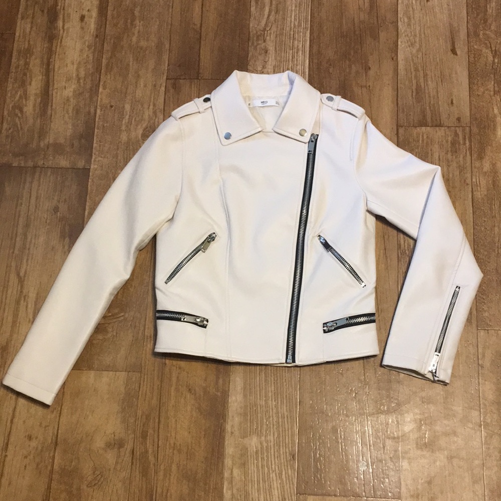 MNG Casual women’s leather jacket
